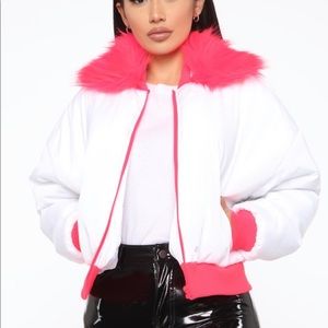 Bright side puffer jacket